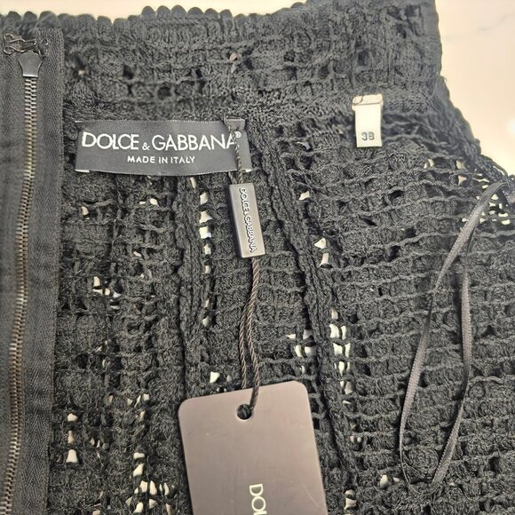 Dolce & Gabbana Crochet Lace Mini Skirt - Picture 10 of 11